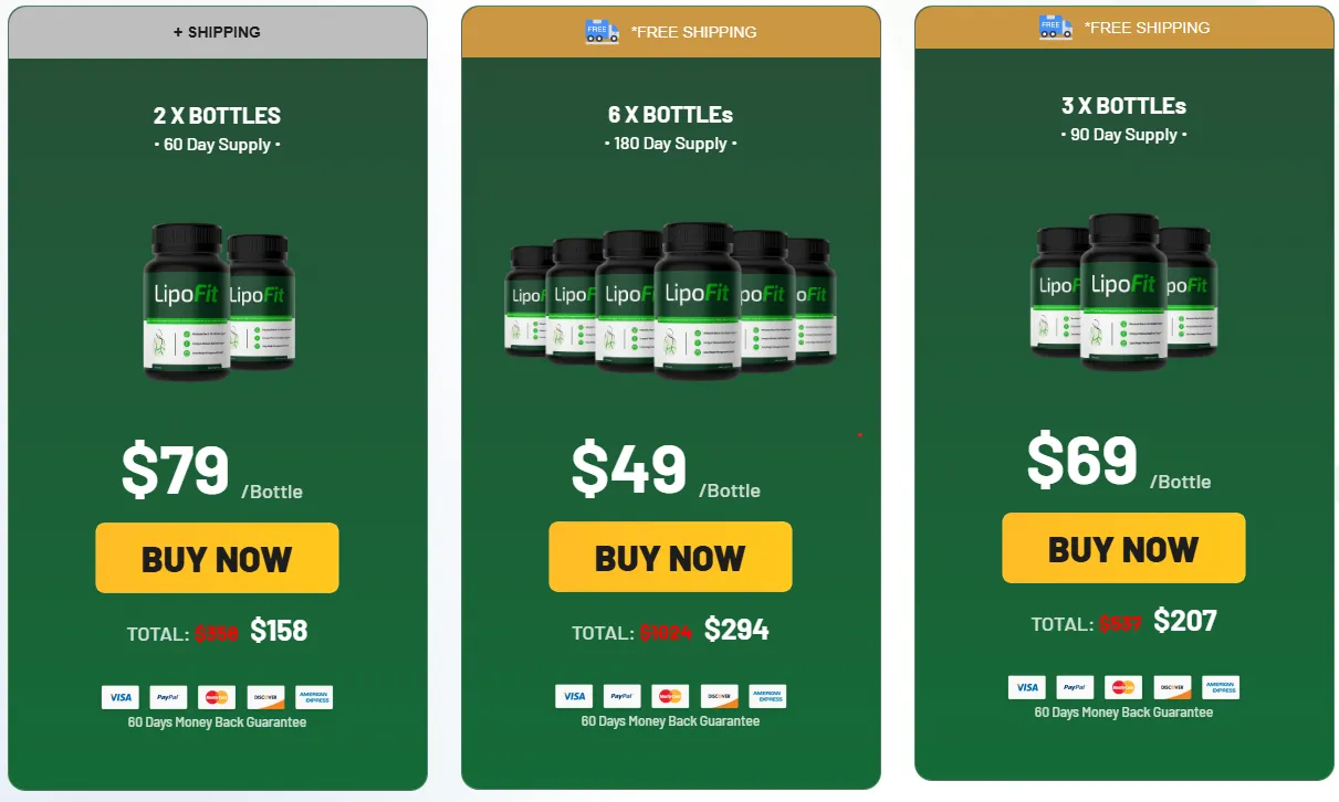 LipoFit Bottle Supplement